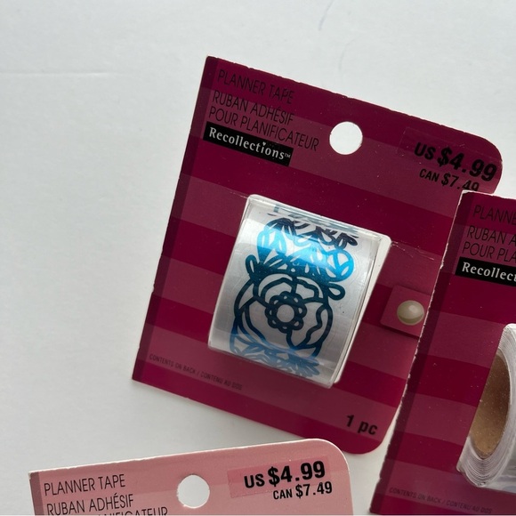 Recollections • NWT Bundle of 6 Packages Planner Tape - Picture 7 of 7